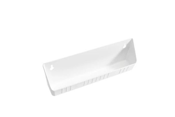 Rev-A-Shelf 6572 Series White 14"L x 2-1/8"D x 3-13/16"H x Sink Tip Out Tray, No Tab Stop - 6572-14-11-52 | 6572141152