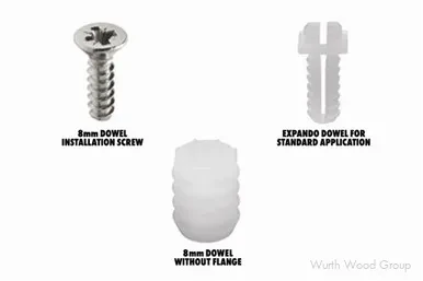 Blum 8mm Insertion Dowel, Natural, 8.6MM X 10.8MM | 700532