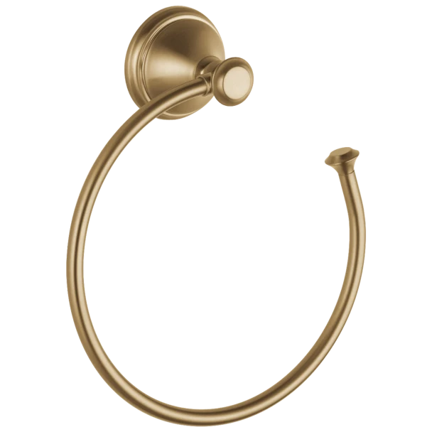 Liberty Hardware Cassidy Towel Ring | Champagne Bronze | 79746CZ