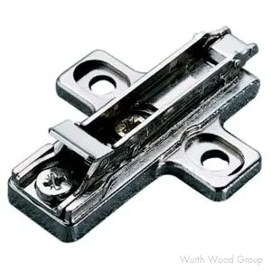 0mm Die-cast Hinge Mounting Plate, 2 Cam, Screw-on, Salice BAR3R09 | BAR3R09