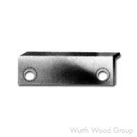 2002 Formed Strike Plate with Countersunk, Bright Nickel | C200214A