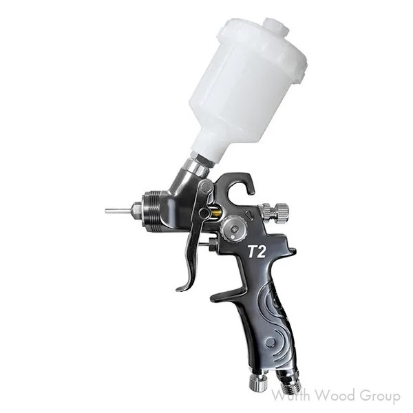 T2 HVLP Gravity Feed Mini Spray Gun | CAT2GLAZE
