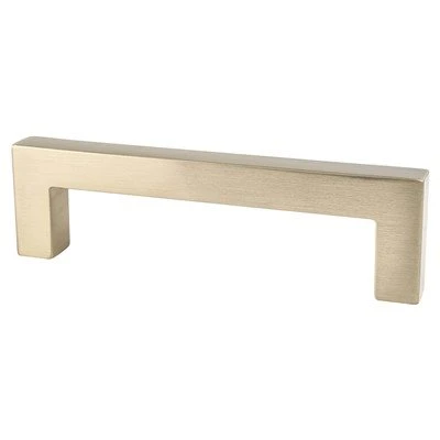 Berenson Contemporary Advantage One CC Champagne Square Pull | 96mm | H902540CZ