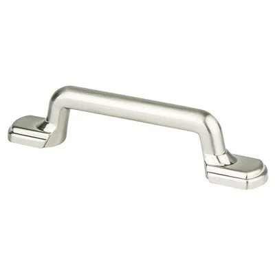 Berenson Advantage Plus Five Series 3" (76 mm) Center to Center Brushed Nickel Pull, - 9378-1BPN-P, 3" CC