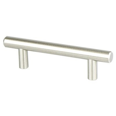 Berenson Transitional Advantage Two 3 inch CC T-Bar Pull | Brushed Nickel | H95572BPN