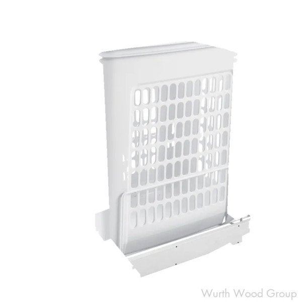 14" Wide Replacement Hamper Basket, White Finish | HPB0332352