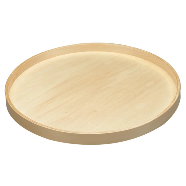 Rev-A-Shelf LD-4BW-001 28" D Banded Maple Full Circle Lazy Susan Independently Rotating, Single Tray with Bearing, LD-4BW-001-28SB-1 | LD4BW00128SB1