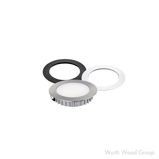 12V 1.3W-4.5W Optipockit Select Warm White/Neutral/Cool White LED Puck Light, 3000K - 5000K | LOPSL12RCNBW