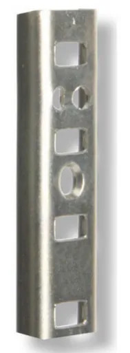 72" Pro Value Heavy-Duty Pilaster Standard, Bright Zinc Finish 10/Box | PROPILASTER72ZC