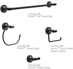 Liberty Hardware Robe Hook Matte Black | Voisin | VOI35MB
