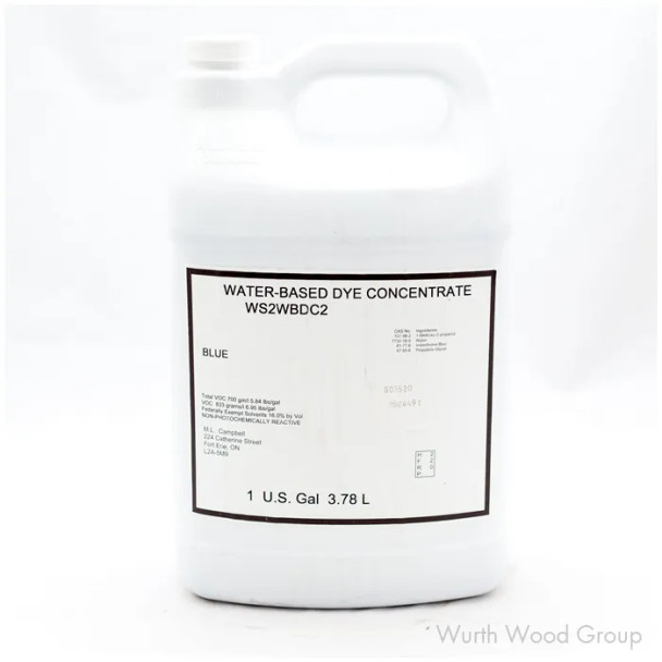 Water Borne Dye Concentration, Black, 1 Gallon, 1 GALLON      coa | WS2WBDC61