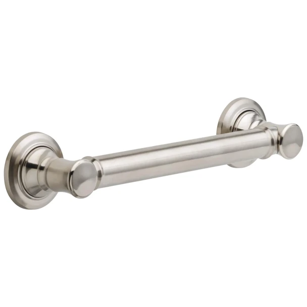 Liberty Hardware Traditional Deco Grab Bar | Stainless Steel | 41612SS
