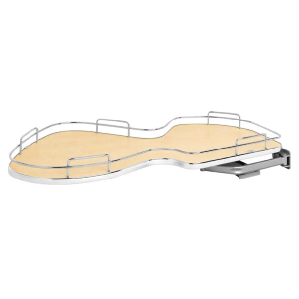 Rev-A-Shelf The Cloud 1-Tier Right Hand Blind Corner Kit for 21" Opening in Maple, Standard Slides, 5371-21-MP-R | 537121MPR