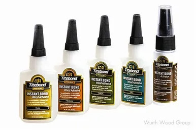 Titebond Instant Bond Thin Wood Glue, Clear, 2 oz Bottle, 2 OZ THIN | 6201