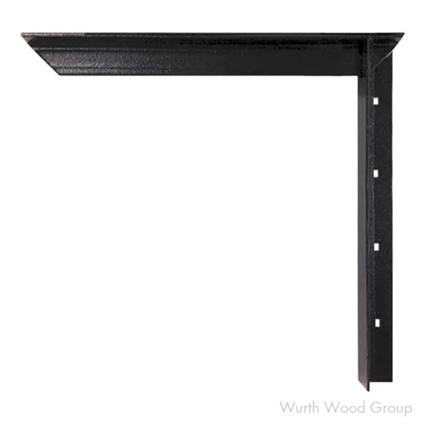 21" Concealed Bracket, Black Finish, 21" X 18' | 7253180221