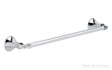 Liberty Hardware Ashlyn 18" Towel Bar, Flat Black | 76418BL
