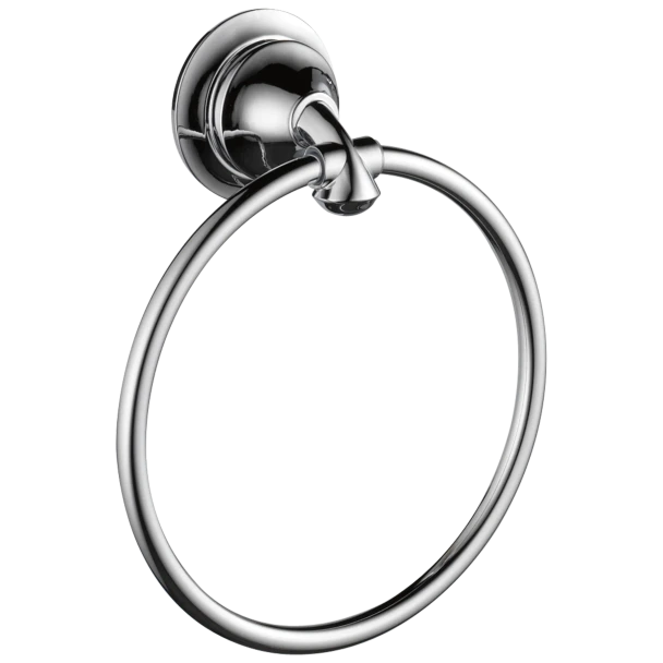 Liberty Hardware Linden Towel Ring | Polished Chrome | 79446