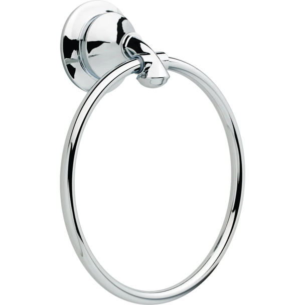 Liberty Hardware Linden Towel Ring, Chrome | 79446