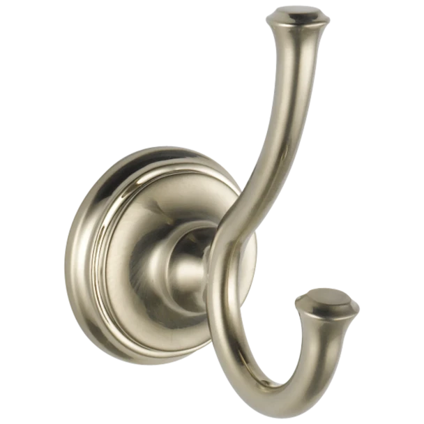 Liberty Hardware Cassidy Double Robe Hook | Brilliance Stainless Steel | 79735SS
