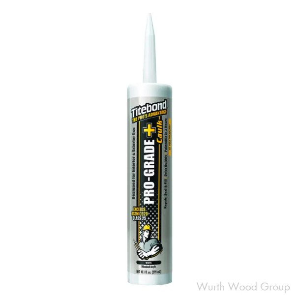 Titebond Pro-Grade Plus Caulk, 10.1 oz Cartridge, Clear | 8431