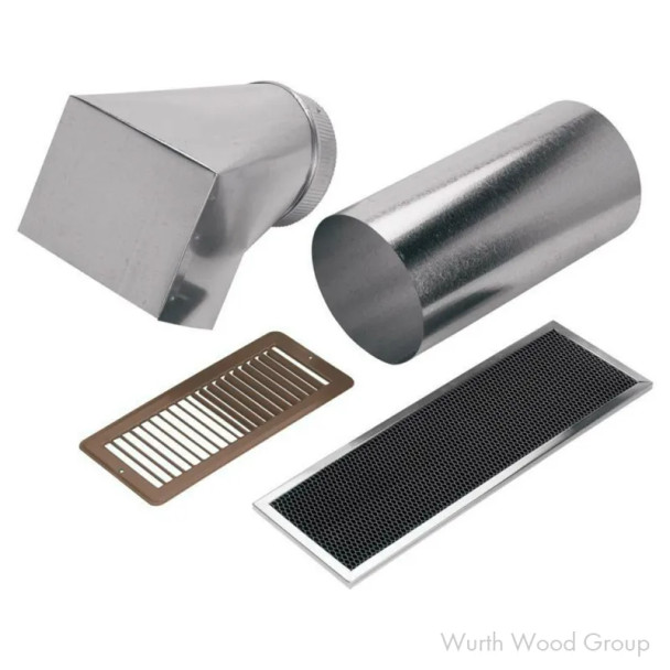 Interior Ductwork Kit for Broan 260/400/600 CFM Ventilator | 90360DUC1