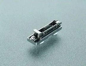 Domi Snap-On 2-Cam Adjustable Straight Mounting Plate, Nickel-Plated, Dowelled, 3mm | BAP7R39