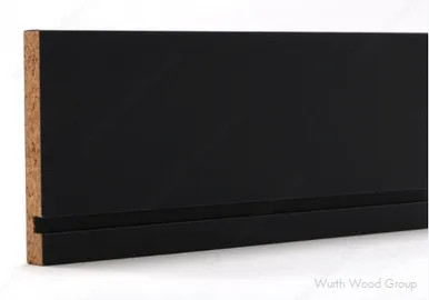 4"X 96" BLACK VINYL DRAWER SIDES (10PC/BOX) | BHKBK04