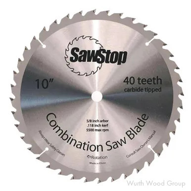 SawStop Combination Saw Blade, 60 tooth | CB104184