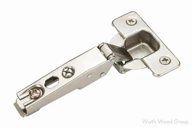 Grass Nexis Self-Close Half Overlay Face-Frame;Frameless Hinges Nickel, 110° Screw-On - 148.322.53.0815, 110 DEGREE | GR148322540815