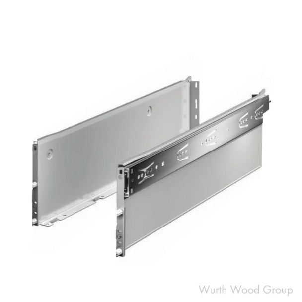 ZBox 6223 Drawer Slide with 100lb Capacity, Full Extension, 6", White Epoxy, 14, 13 3/4" L X 6'' H | GR3013903