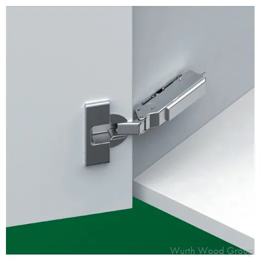 Grass Tiomos Self-Close Overlay Face-Frame;Frameless Hinges Nickel, 110° Dowel - F045138280228, 110 DEGREE | GRF045138280228