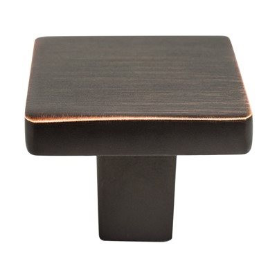 Berenson Contemporary Advantage One Square Knob | Verona Bronze | H095310VB