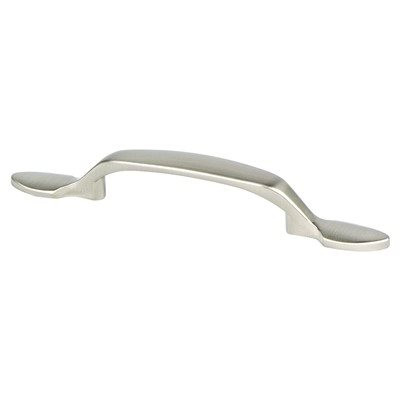 Berenson Traditional Advantage Two 3 inch CC Spade End Pull | Brushed Nickel | H17441BPN