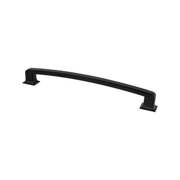 Berenson Hearthstone Series Matte Black 12" (305 mm) Center to Center Appliance Pull, -2038-1055-P | H20381055