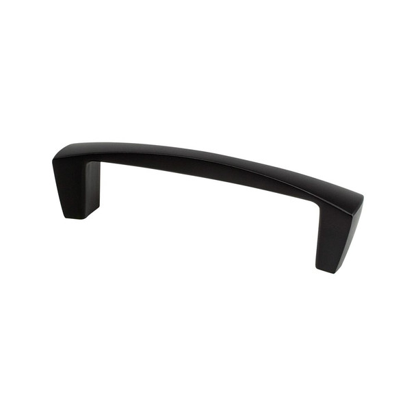 Berenson Aspire Series 3-3/4" | (96 mm) Center to Center Matte Black Pull, - 2136-1055-P | H21361055