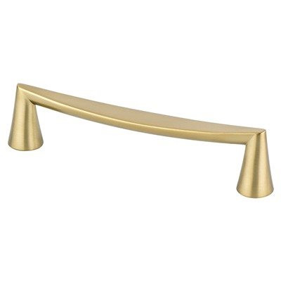 Berenson Domestic Bliss Series | 5-1/16" (128 mm) Center to Center Modern Brushed Gold Pull, - 2347-1MDB-P | H23471MDB