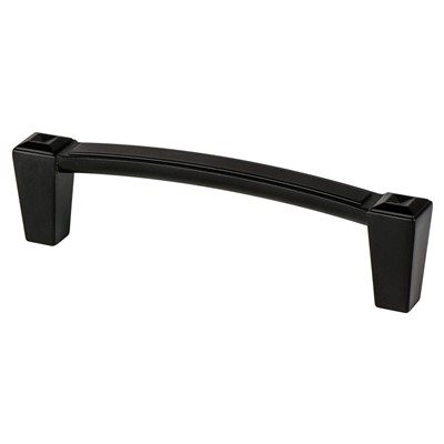 Berenson Connections Pulls | Matte Black, Center: 96mm, 4 5/16", Width: 1/2", Height: 1 1/8" | H41311055