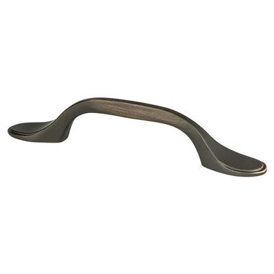 Berenson Traditional Advantage One 3 inch CC Rounded End Pull | Verona Bronze | H934410VB