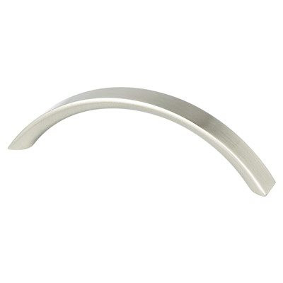 Berenson Contemporary Advantage Four Flat Arch Pull | Brushed Nickel, 96mm CC | H93951BPN