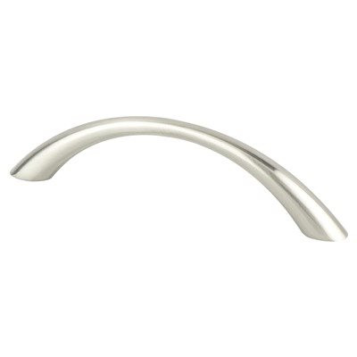 Berenson Contemporary Advantage Four Tapered Arch Pull | Brushed Nickel, 96mm | H94184BPN