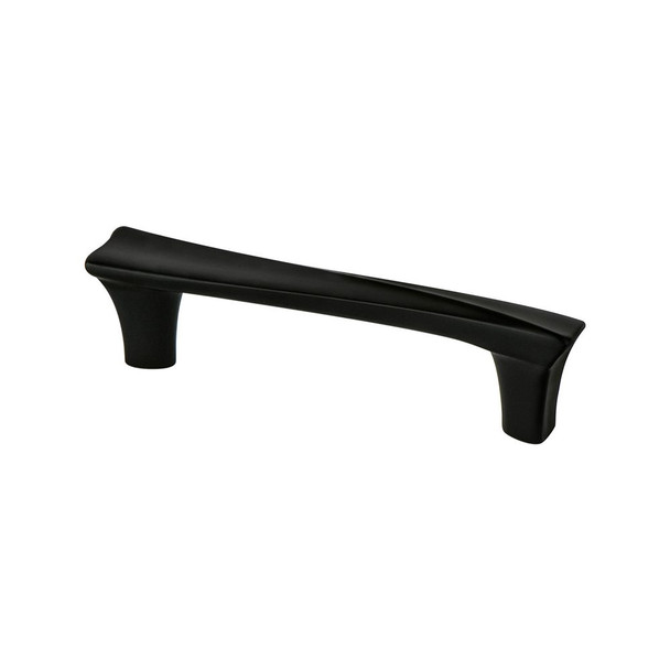 Berenson Fluidic Pulls | Matte Black, Center: 96mm, 4 11/16" | H94391055