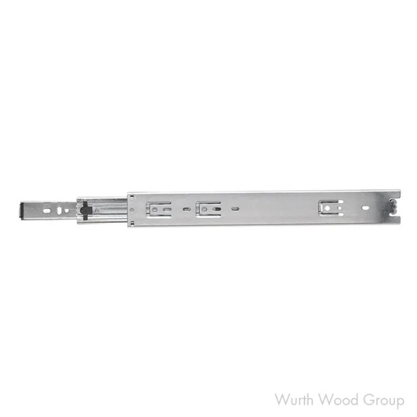 Hickory Hardware 22" Full Extension Standard Ball Bearing Drawer Slides, Unhanded Side Mount Zinc  - P1050/22-2C | P1050222C