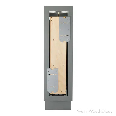 Pro Value Series Wood 5-3/4" 3-Shelf Base Cabinet Pullout Organizer with Soft-Close Slides, WURBC-SC-5 | PROBCSC5