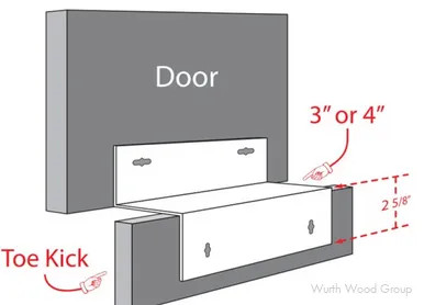 EZ-KICK METAL ADA TOE KICKS, 12" | PROEZ2004BL