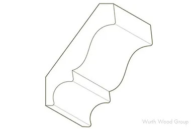 11/16" x 2 5/8" - 16C Crown Maple | 10802