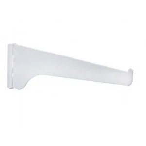 12" KV180 Regular-Duty Shelf Bracket, White Finish 10/Box | 180WH12