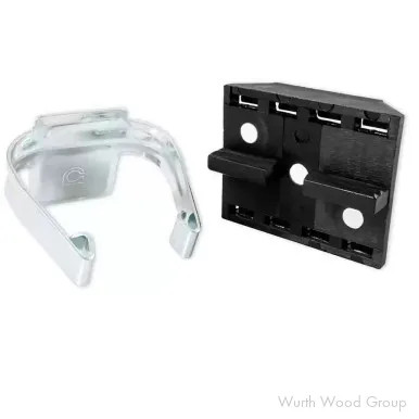2-Finger Groove Mount Toe Kick Clip, 2 FINGER | 228ANC2