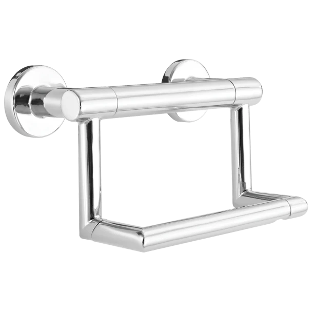 Liberty Hardware Decor Assist | Contemporary Tissue Holder With Assist Bar, Polished Chrome | 41550