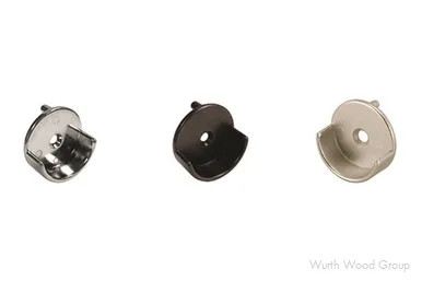 1-5/16" Diameter Open Flange for Round Closet Rods, Pin Mount, Polished Chrome Finish | 5413146094
