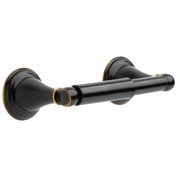 Liberty Hardware Windemere Spring Loaded Toilet Paper Holder | Oil Rubbed Bronze | 70050OB